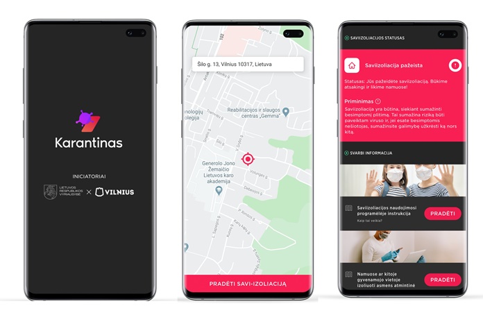 Naudinga ir turininga saviizoliacija – su mobiliąja programėle „Karantinas“