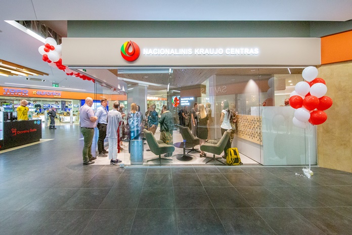 Prekybos centras CUP kviečia duoti kraujo moderniose, atsinaujinusiose NKC patalpose